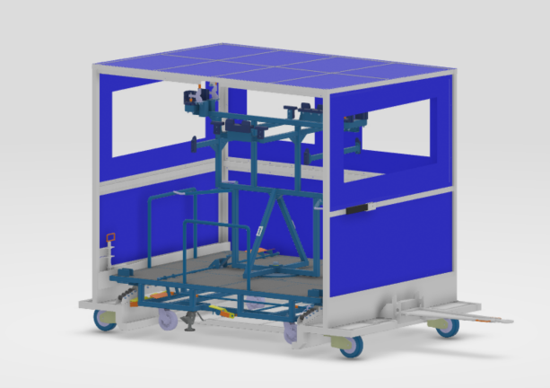 Marco de carro con cabina